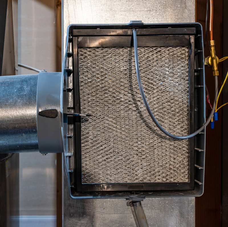 Whole-home humidifier-repairs